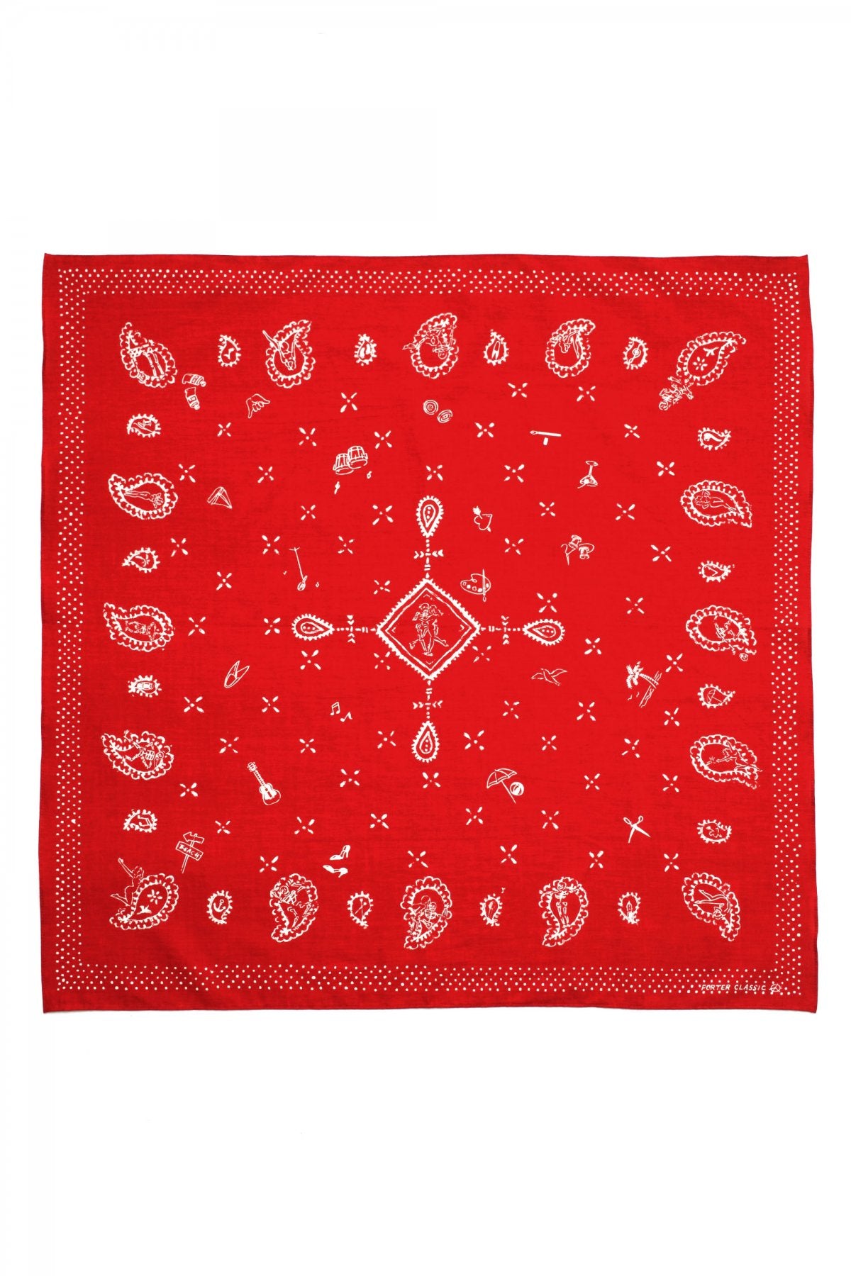 Porter Classic - PC PAISLEY BANDANA SET - RED