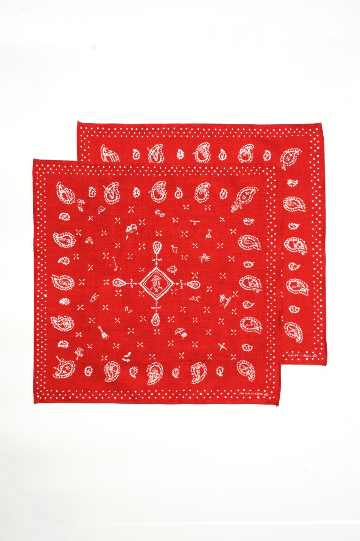 Porter Classic - PC PAISLEY BANDANA SET - RED