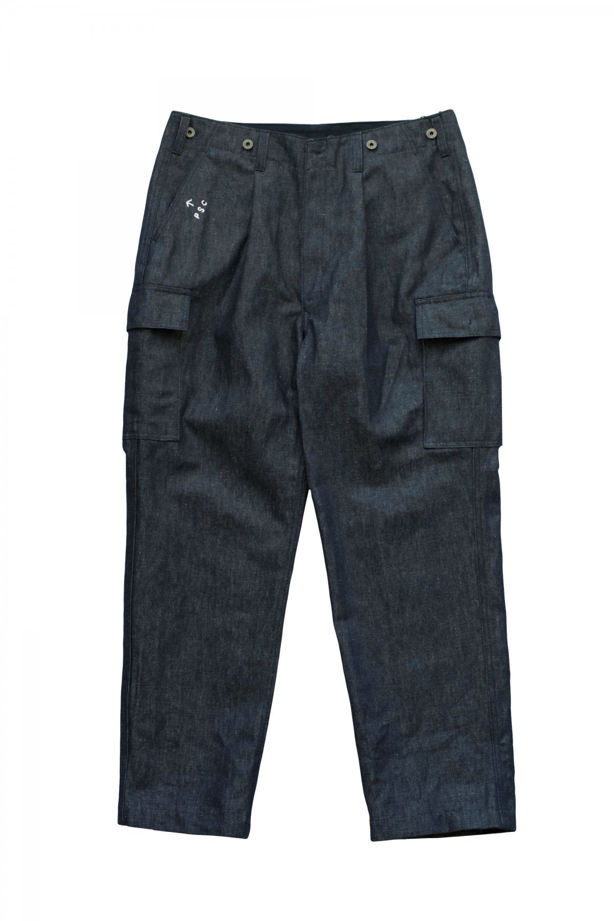 Nigel Cabourn ★★★ - EXCLUSIVE GERMAN ARMY SUSPENDER PANT - INDIGO