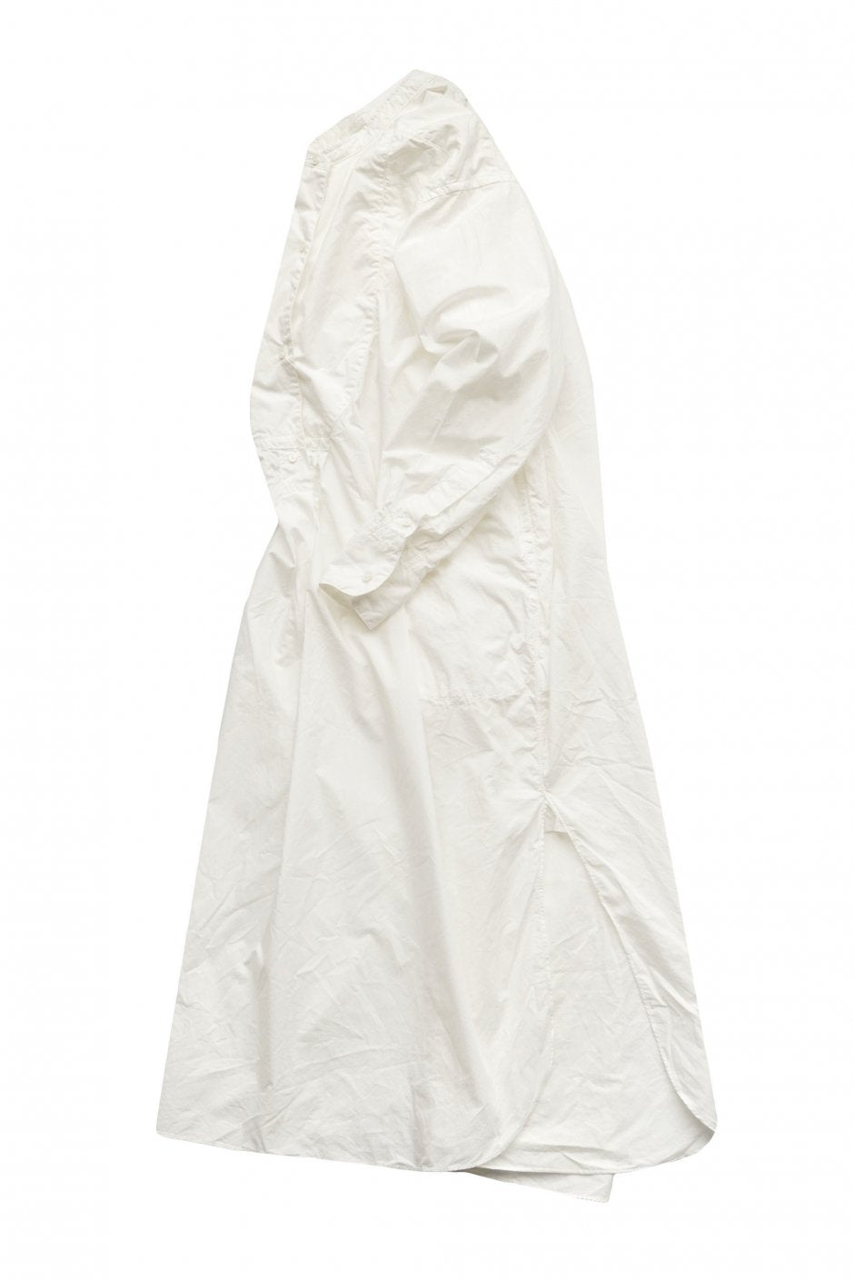 Nigel Cabourn woman - DRESS SHIRT ONE-PIECE GARMENT DYED - WHITE