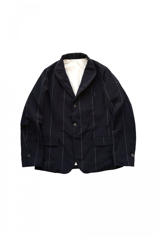 Bergfabel - TYROL JACKET - BLACK NAVY STRIPE