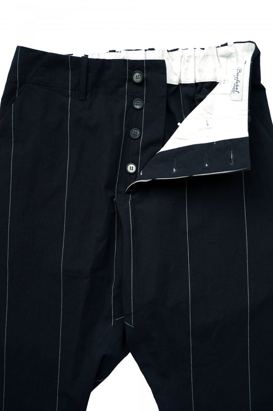 Bergfabel - TYROL PANTS SLIM - BLACK NAVY STRIPE