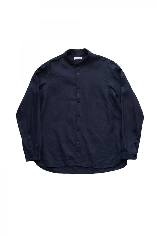 Bergfabel - LARGE SHORT TYROL SHIRT - SMALL COLLAR - NAVY