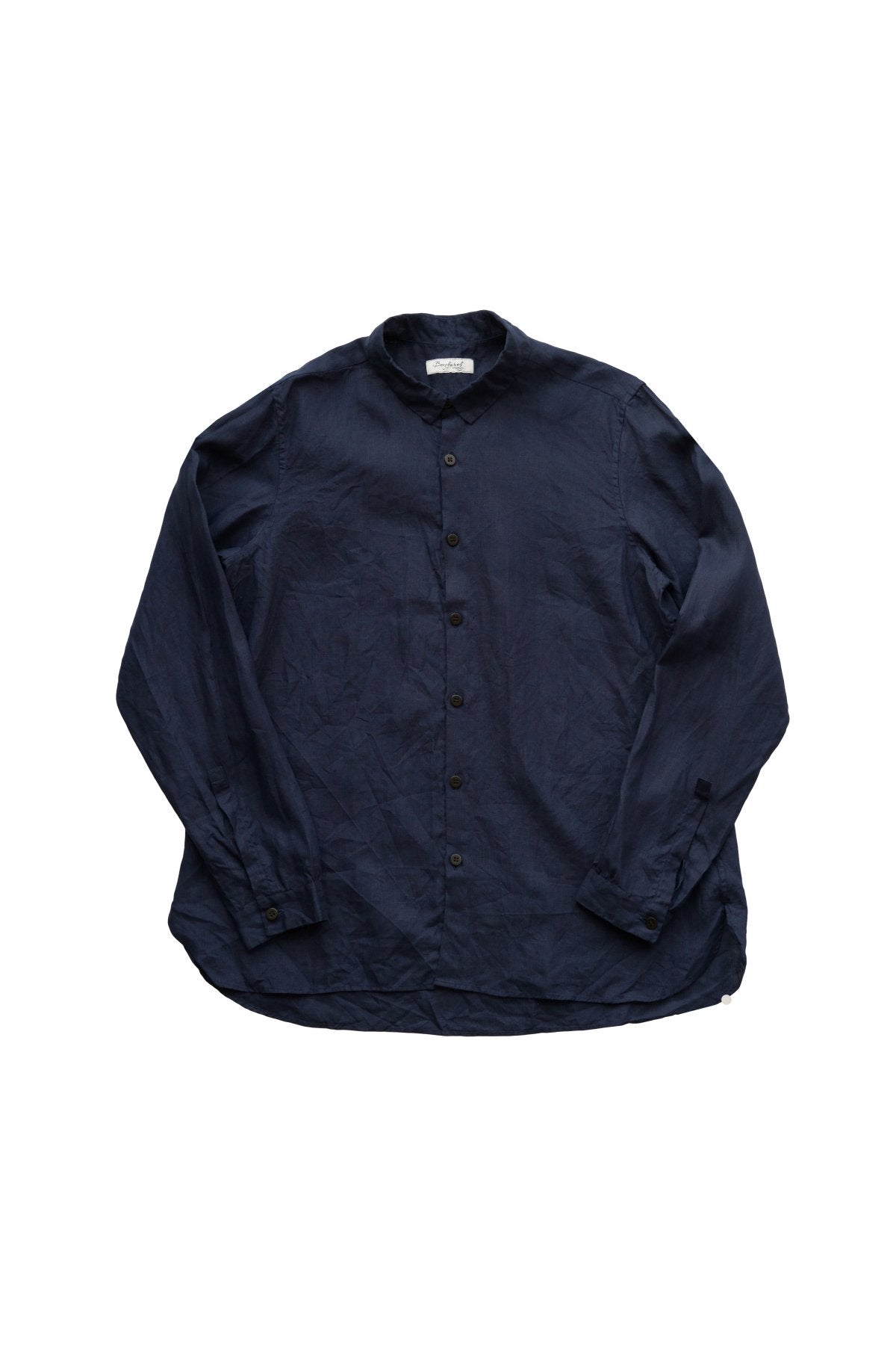 Bergfabel - LARGE SHORT TYROL SHIRT - SMALL COLLAR - NAVY