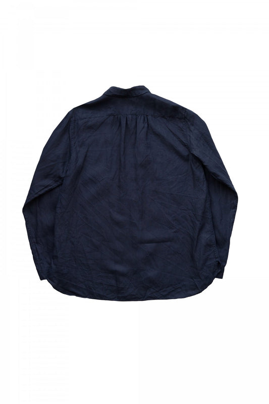 Bergfabel - LARGE SHORT TYROL SHIRT - SMALL COLLAR - NAVY