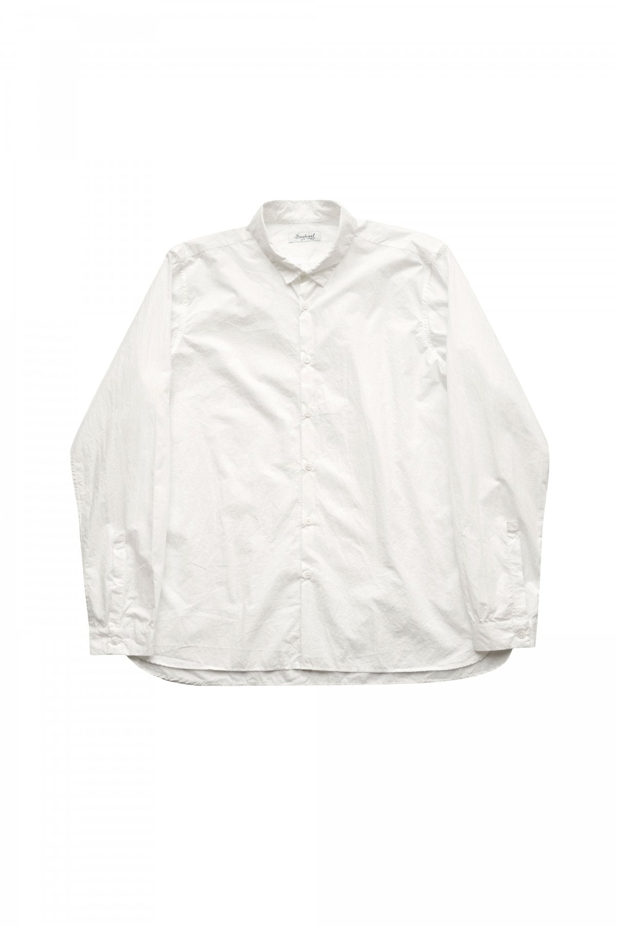 Bergfabel - LARGE SHORT TYROL SHIRT - SMALL COLLAR - WHITE