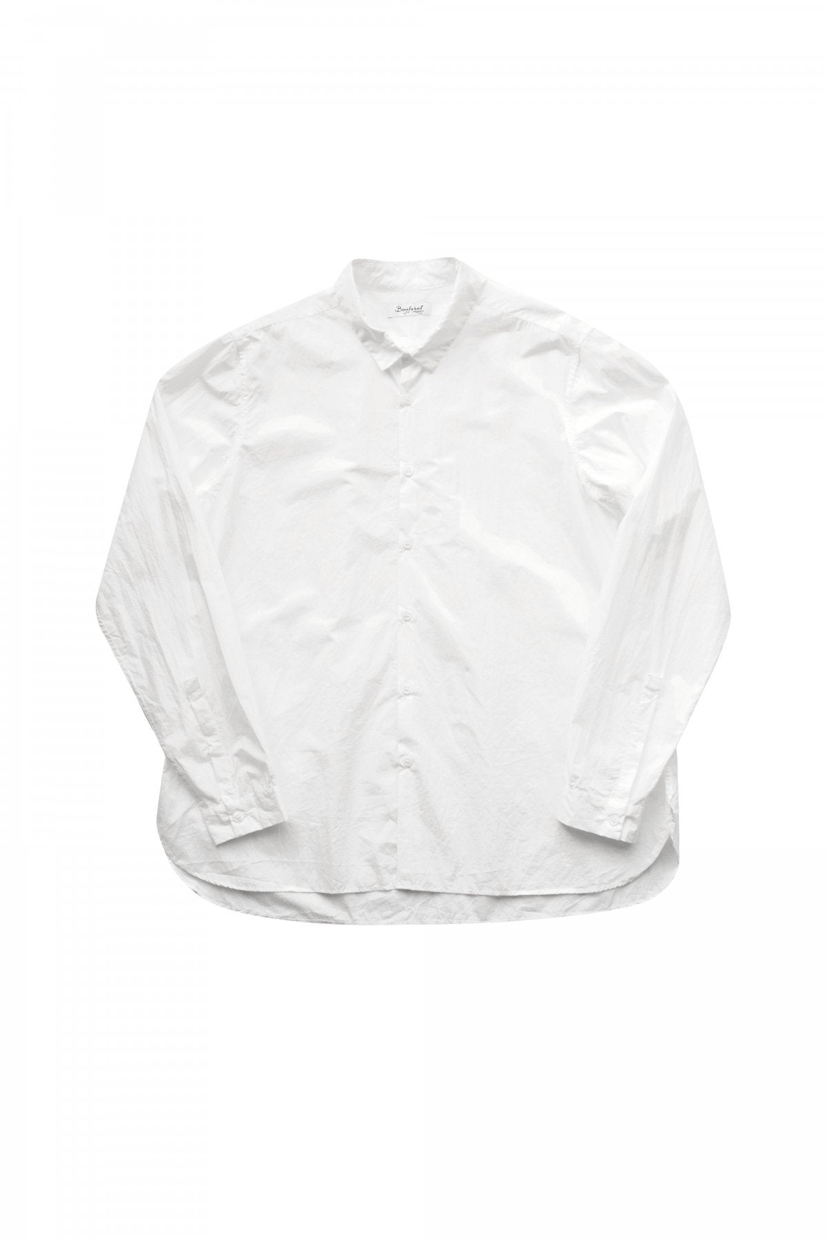 Bergfabel - LARGE SHORT TYROL SHIRT - SMALL COLLAR - WHITE