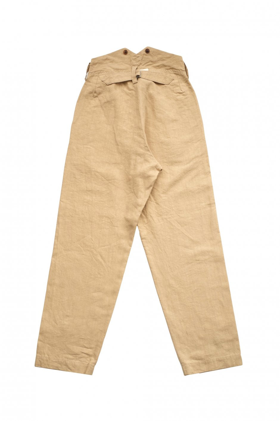 Nigel Cabourn WOMEN'S - FRENCH WORK PANT - HIGH DENSITY LINEN - BEIGE