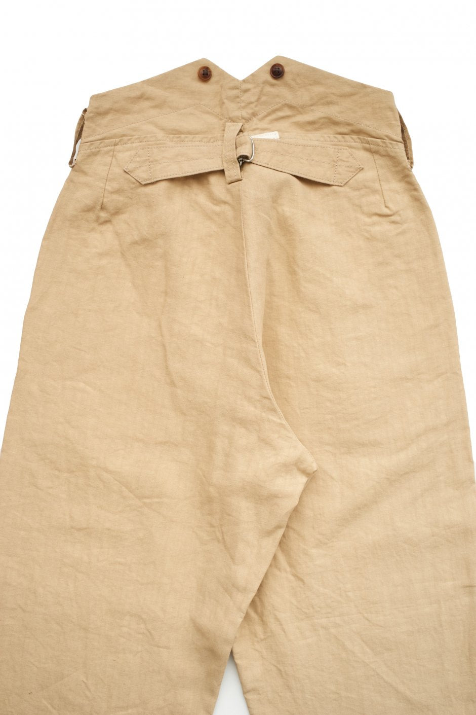 Nigel Cabourn WOMEN'S - FRENCH WORK PANT - HIGH DENSITY LINEN - BEIGE