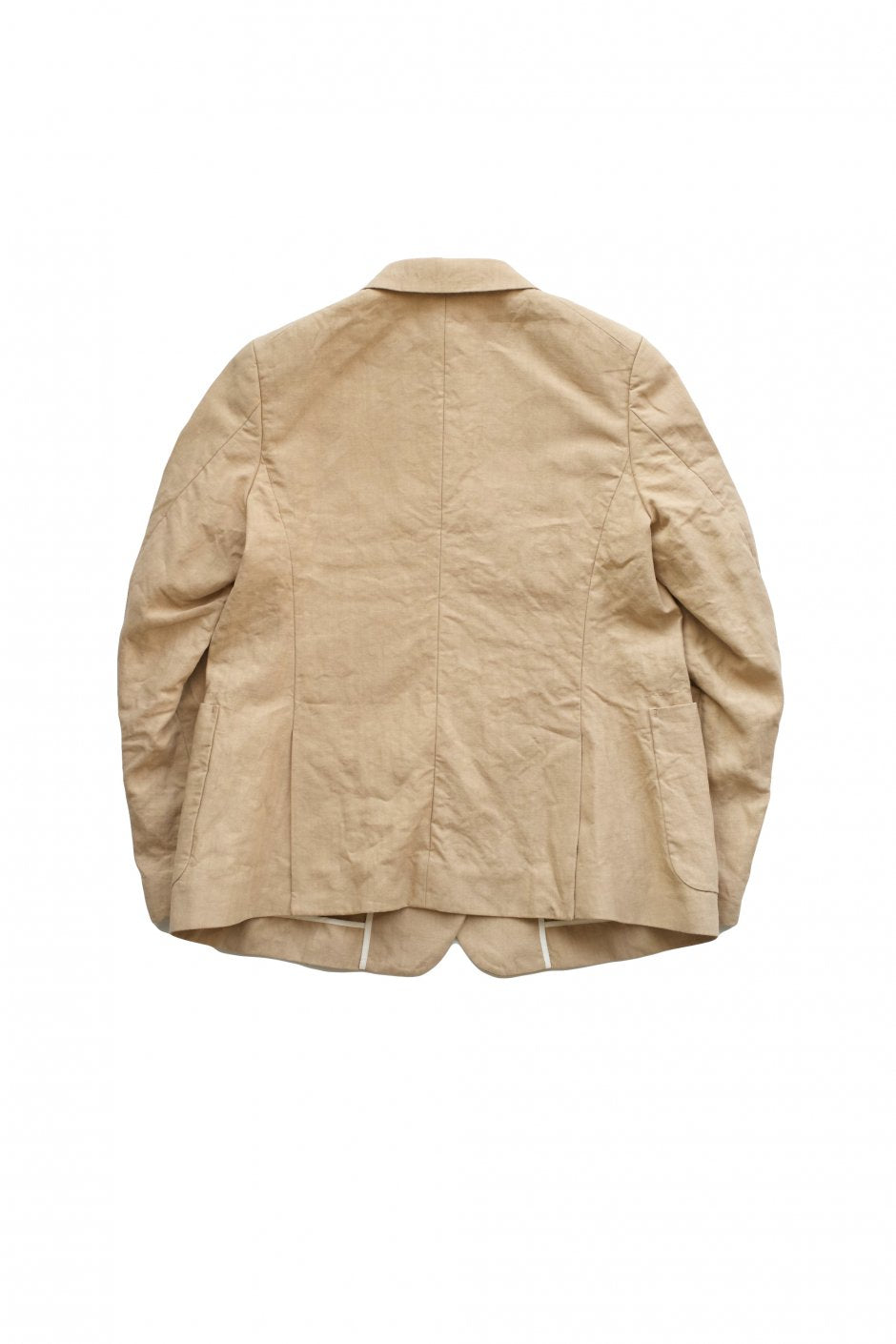 Nigel Cabourn woman - FRENCH WORK DB JACKET LINEN - HIGH DENSITY LINEN - BEIGE