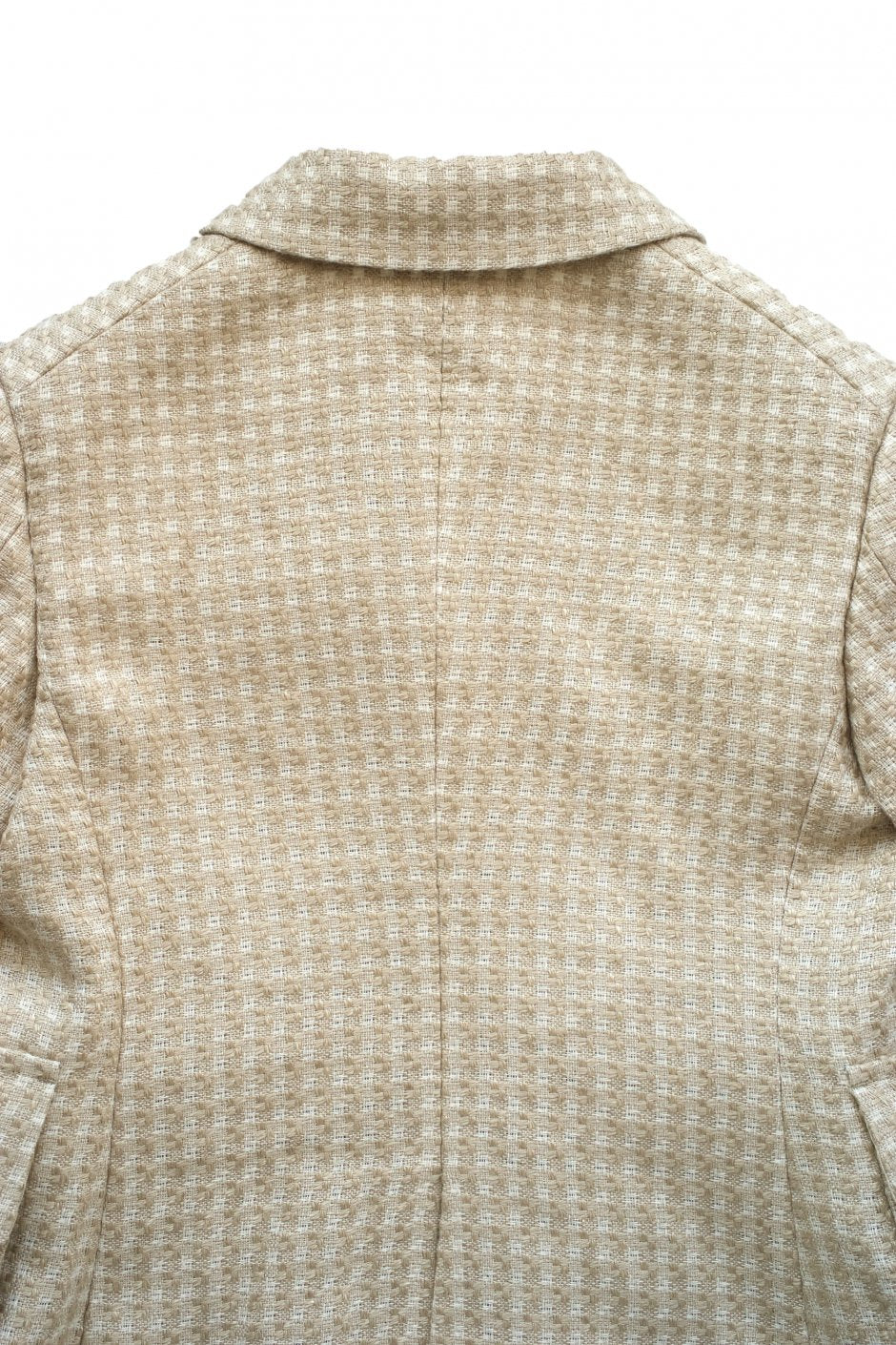 Nigel Cabourn woman - RIDING JACKET LINEN TWEED CHECK - IVORY