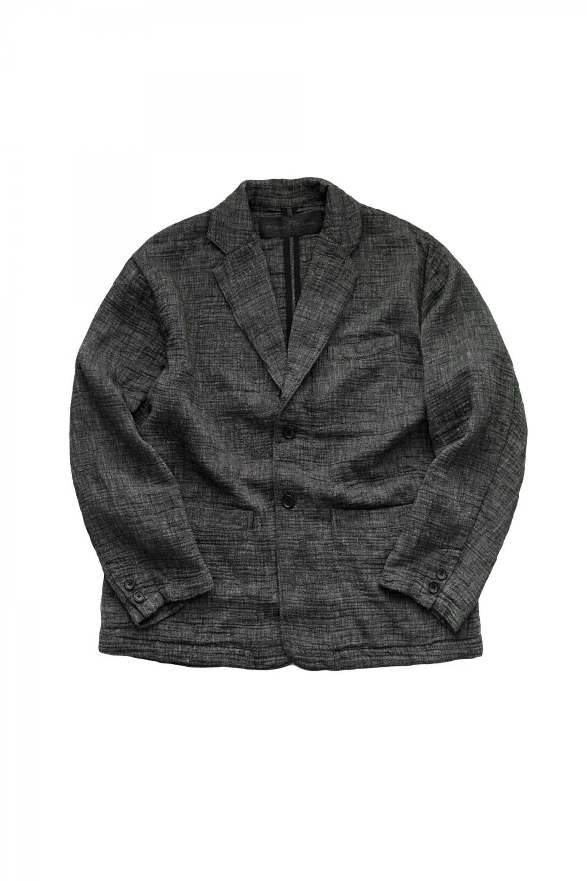 Porter Classic - SASHIKO LINEN PREMIUM CLASSIC JACKET - BLACK