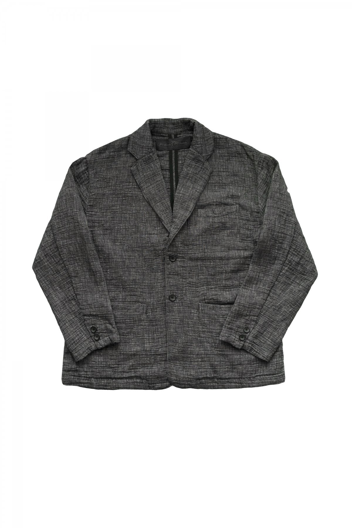 Porter Classic - SASHIKO LINEN PREMIUM CLASSIC JACKET - BLACK