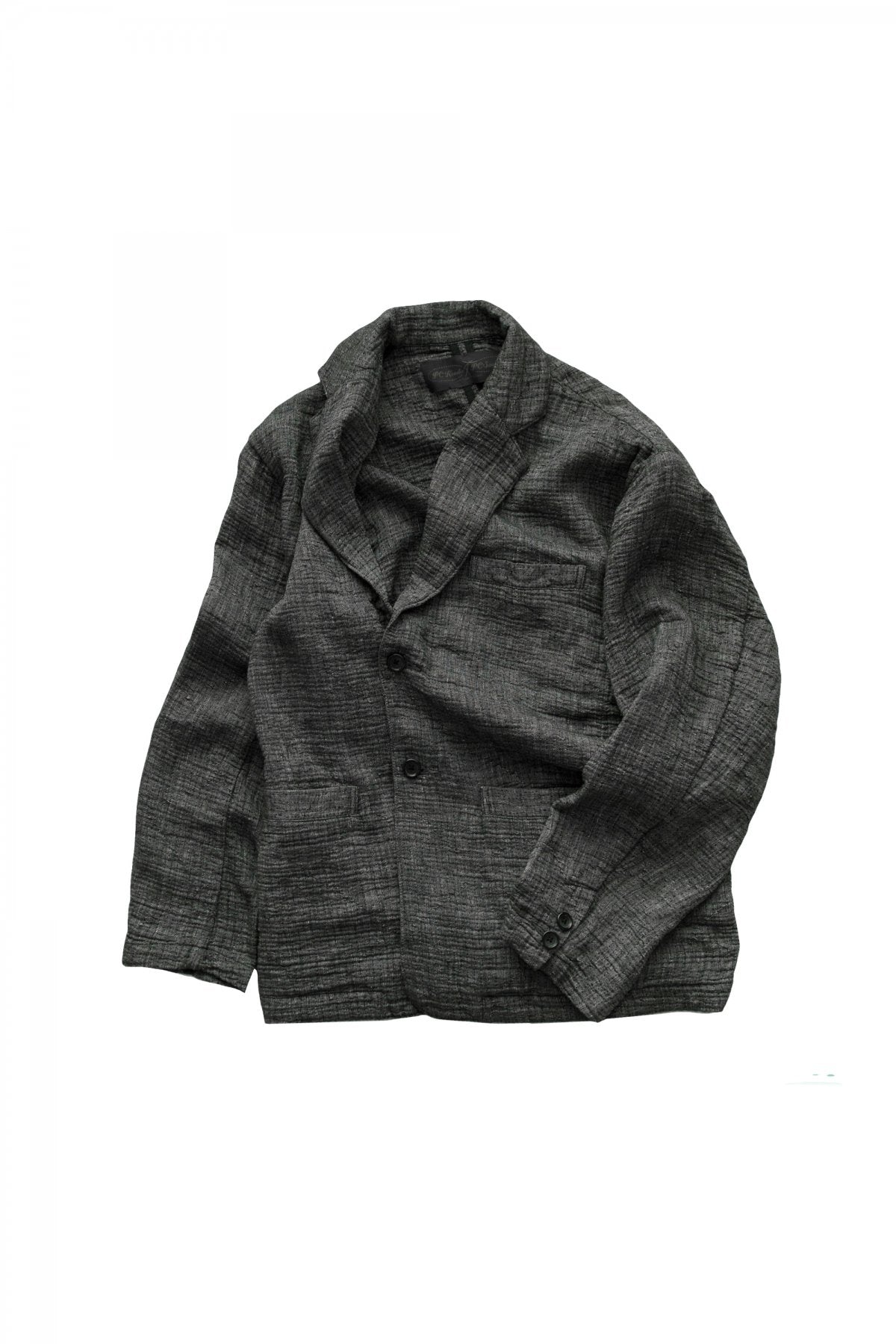 Porter Classic - SASHIKO LINEN PREMIUM CLASSIC JACKET - BLACK