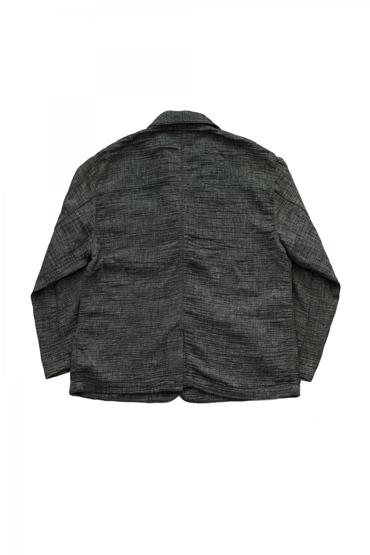 Porter Classic - SASHIKO LINEN PREMIUM CLASSIC JACKET - BLACK