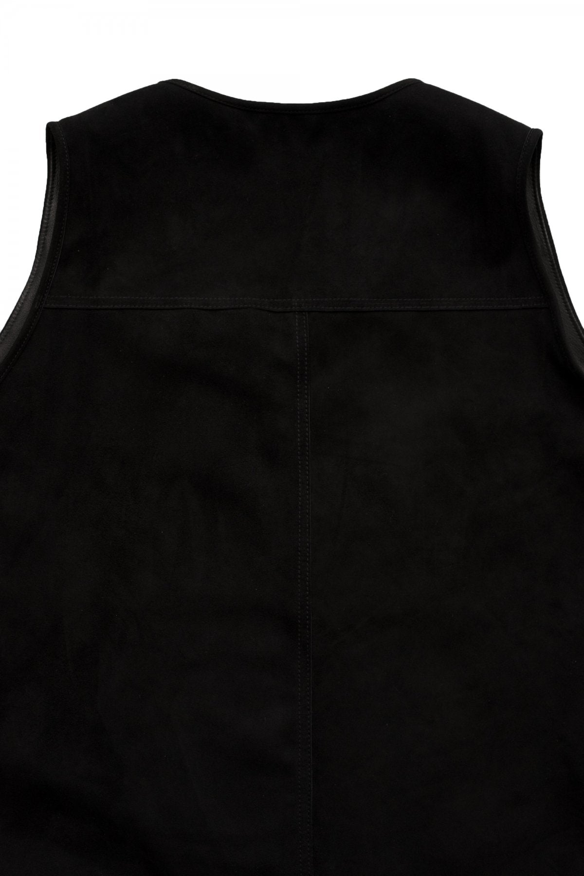 Porter Classic - SHEEP SUEDE VEST - BLACK