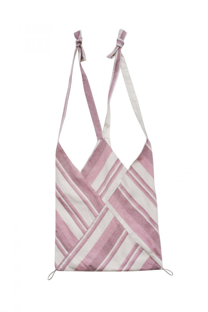 WRYHT - PANEL TOTE (STRIPE) - ROSE STRIPE