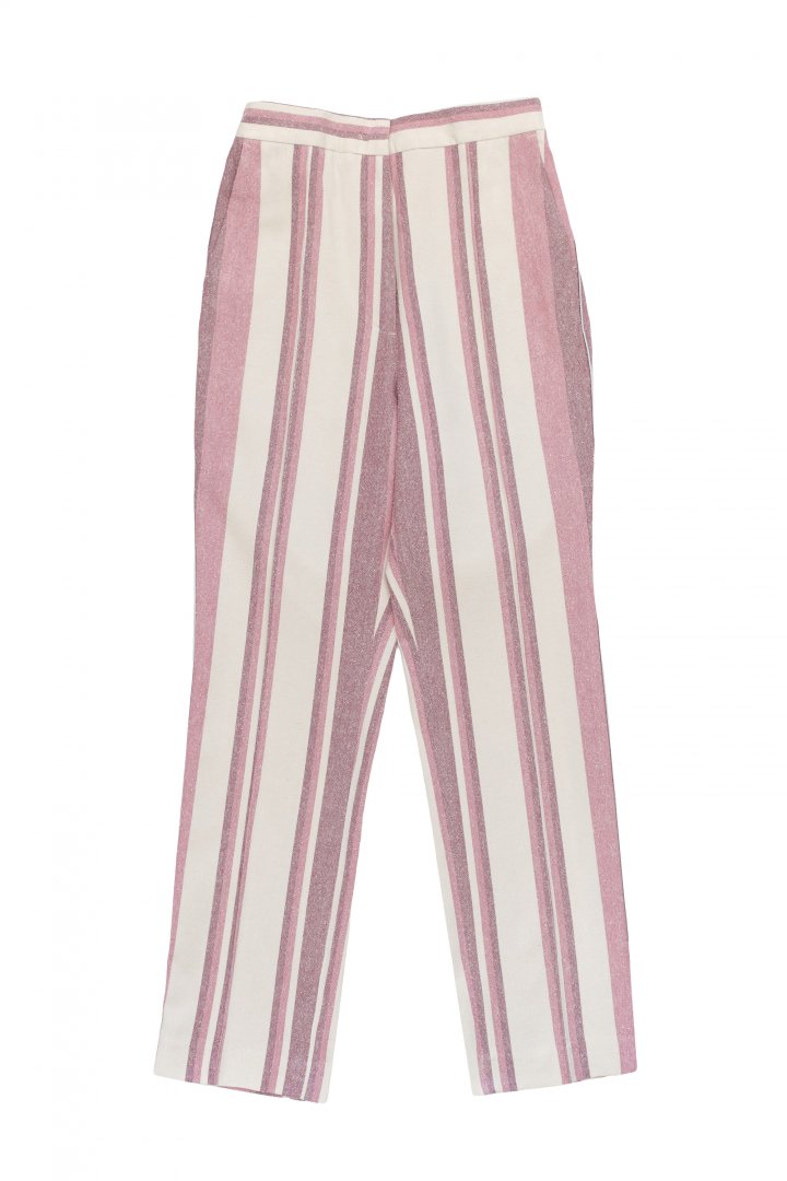 WRYHT - PIPING TROUSER - ROSE STRIPE