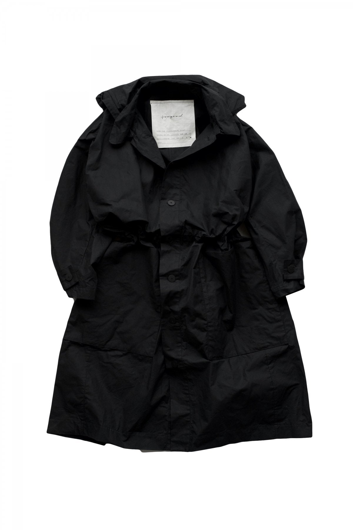 toogood - THE PLOUGHMAN COAT - COTTON RIPSTOP - FLINT