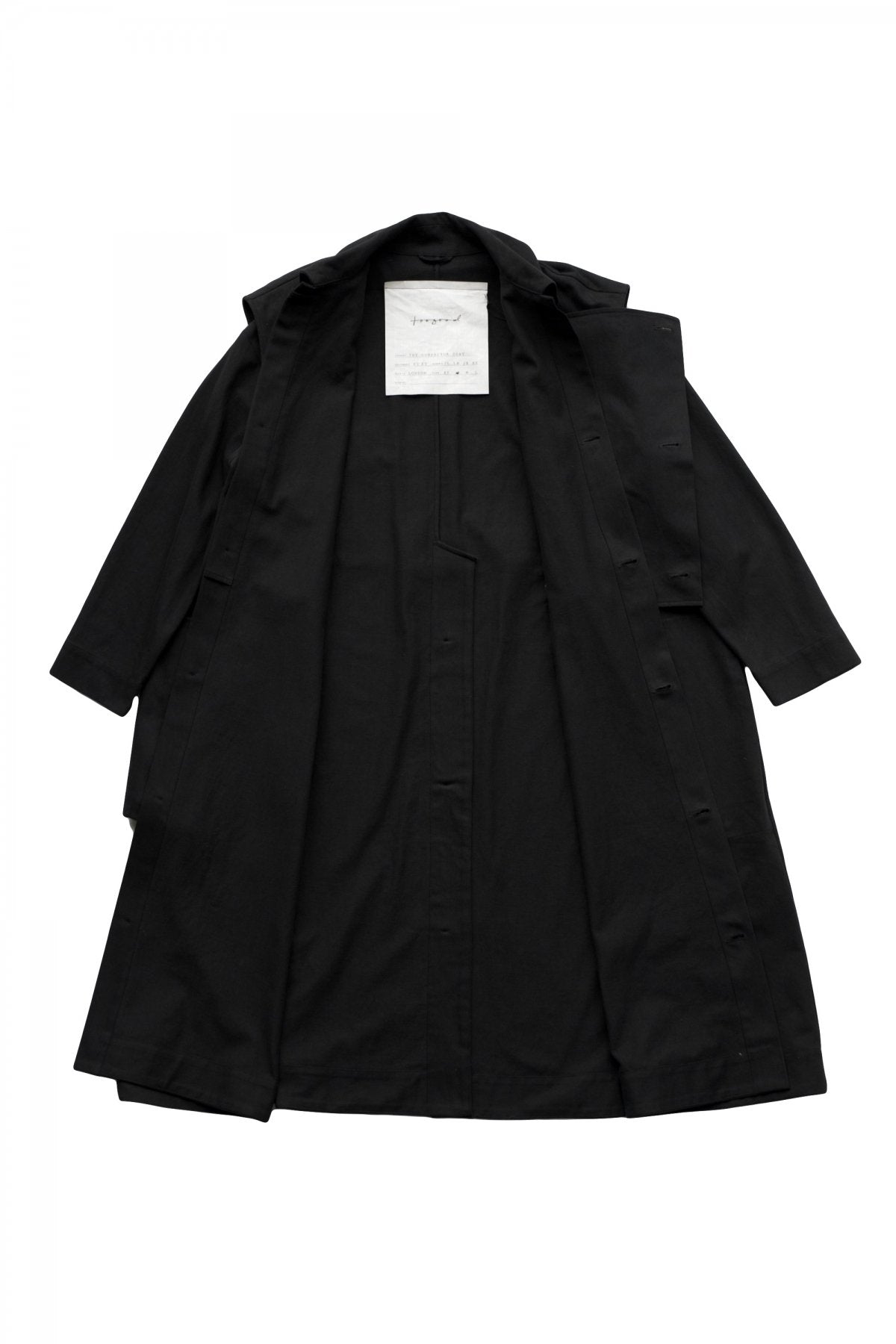 toogood - THE CONDUCTOR COAT - WORK DRILL - FLINT