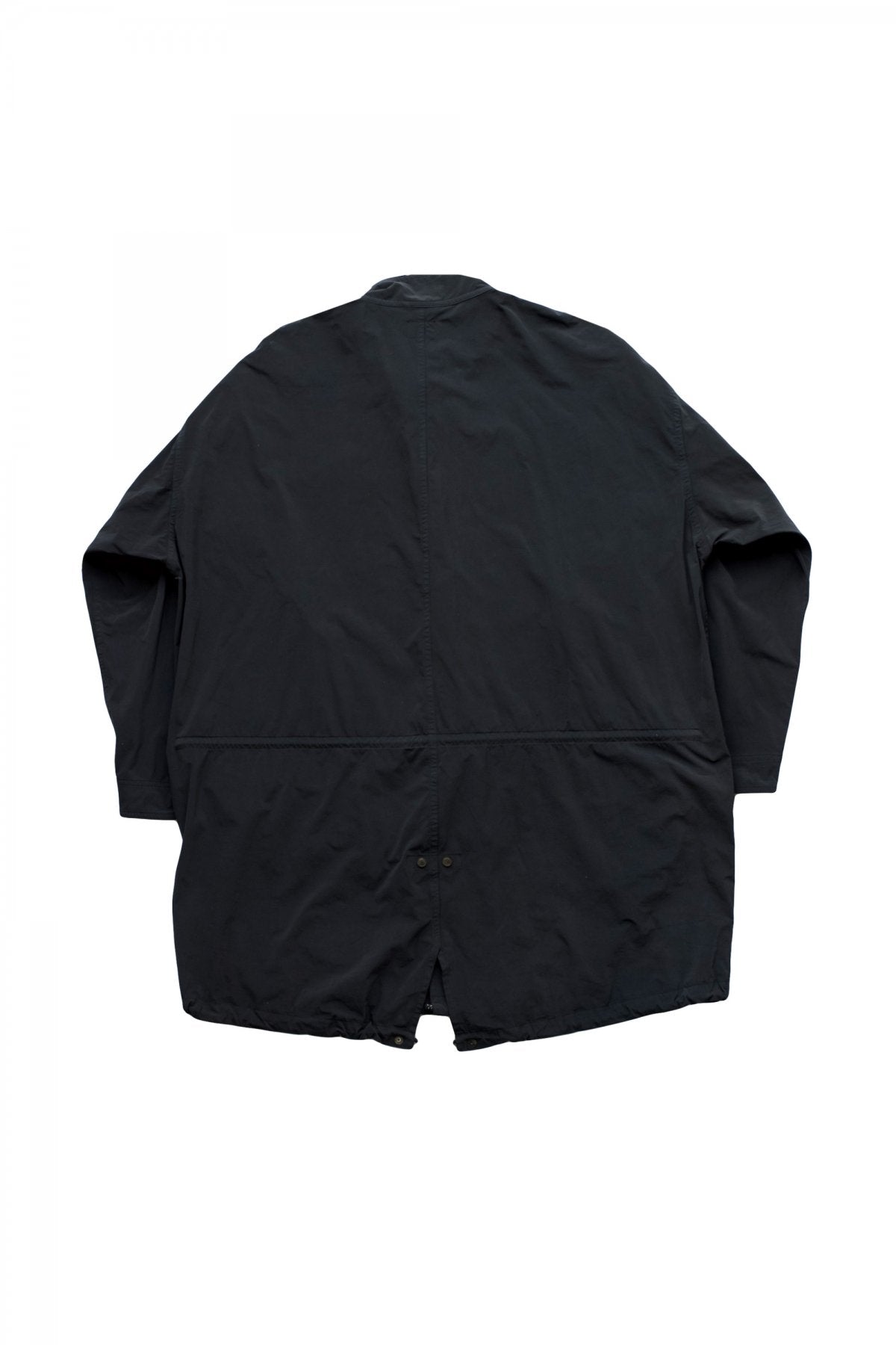 Porter Classic - SUPER NYLON STRETCH MILITARY COAT - BLACK