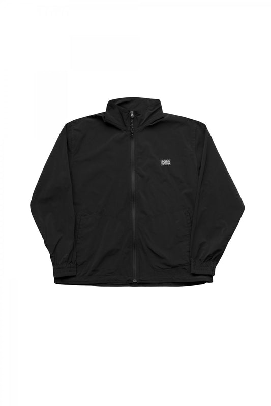 Porter Classic - SUPER NYLON STRETCH ZIP UP JACKET - BLACK