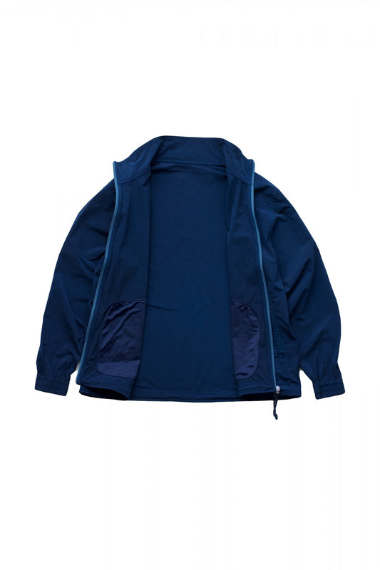 Porter Classic - SUPER NYLON STRETCH ZIP UP JACKET - BLUE