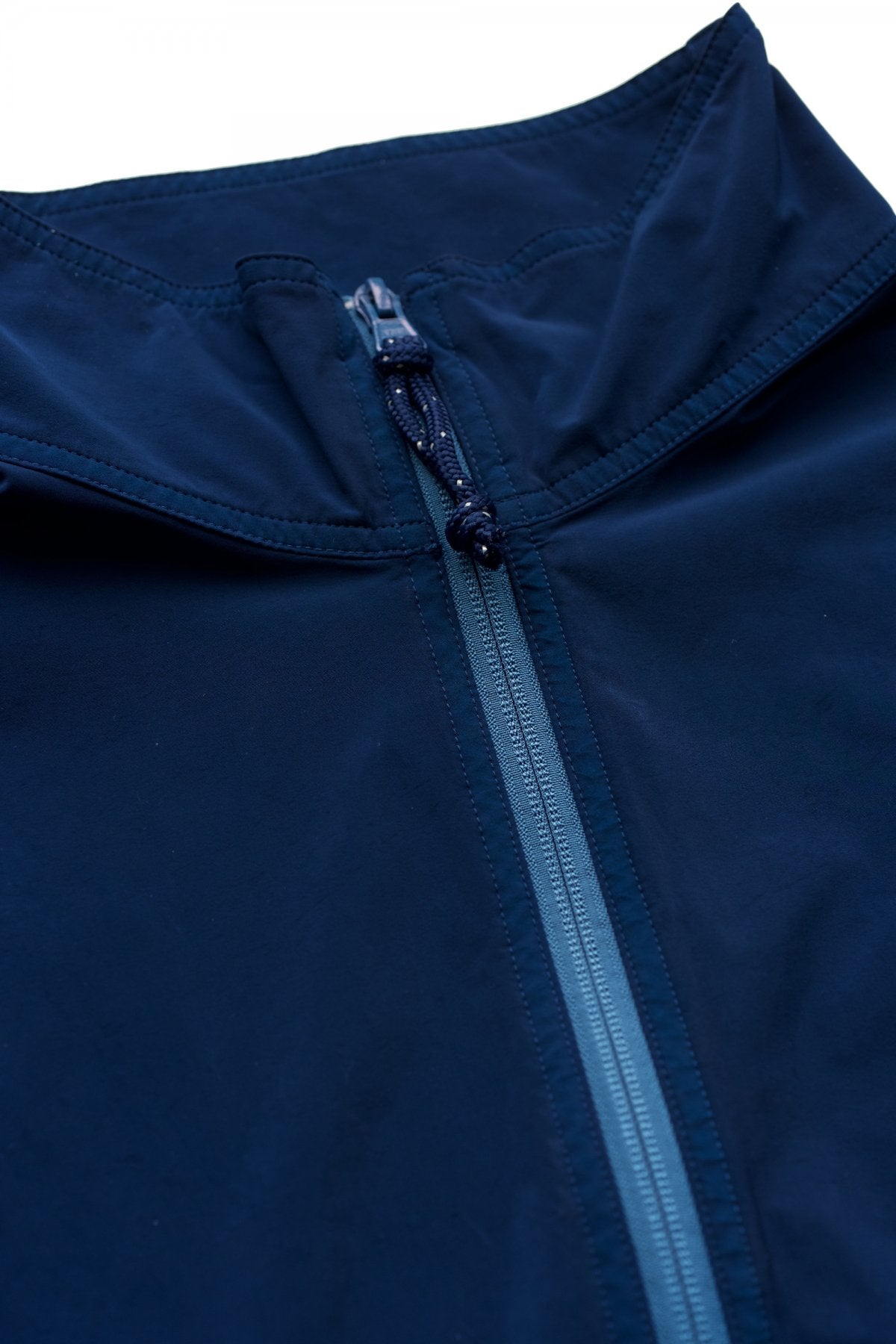 Porter Classic - SUPER NYLON STRETCH ZIP UP JACKET - BLUE