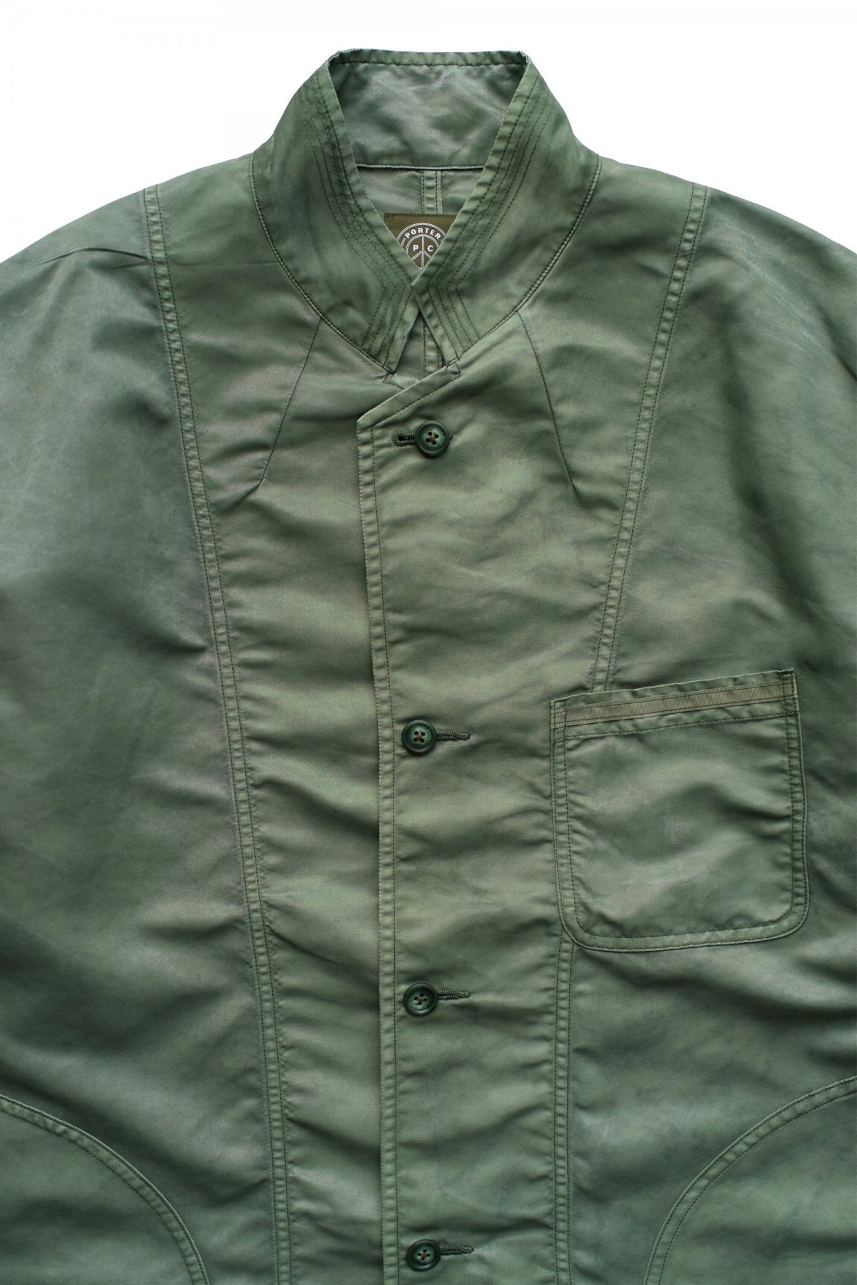 Porter Classic - SUPER NYLON MASH COAT - OLIVE