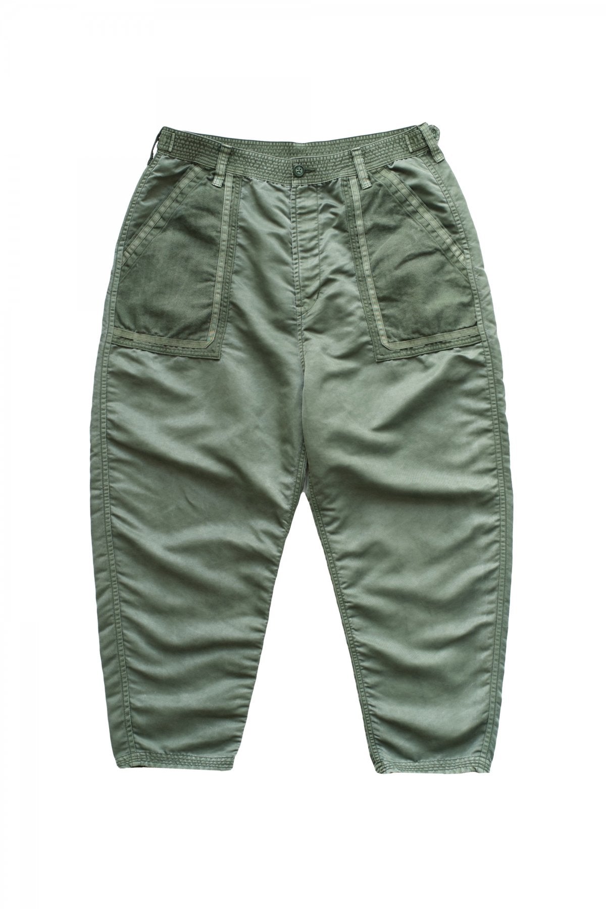 Porter Classic - SUPER NYLON MASH BAKER PANTS - OLIVE