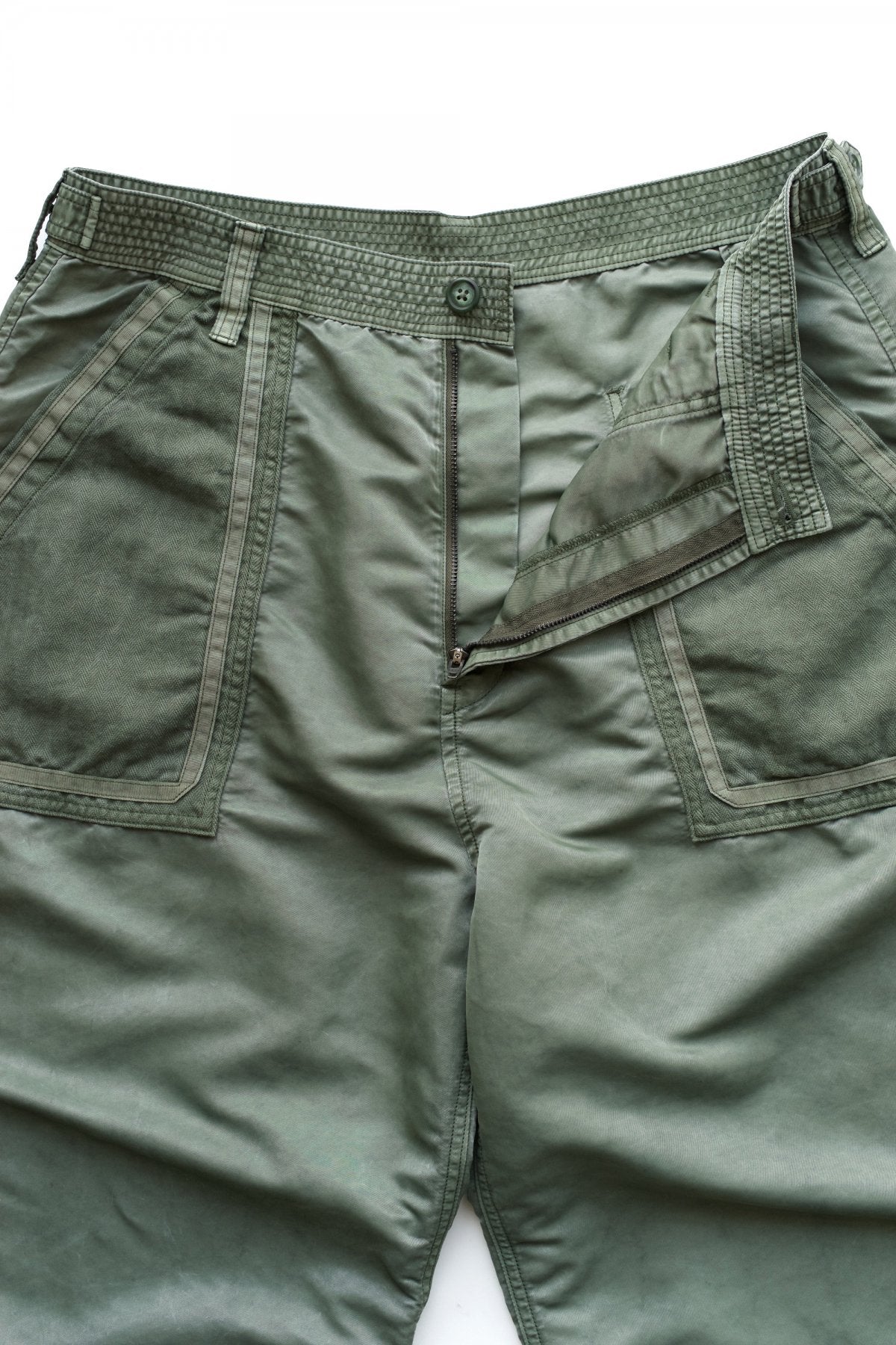 Porter Classic - SUPER NYLON MASH BAKER PANTS - OLIVE