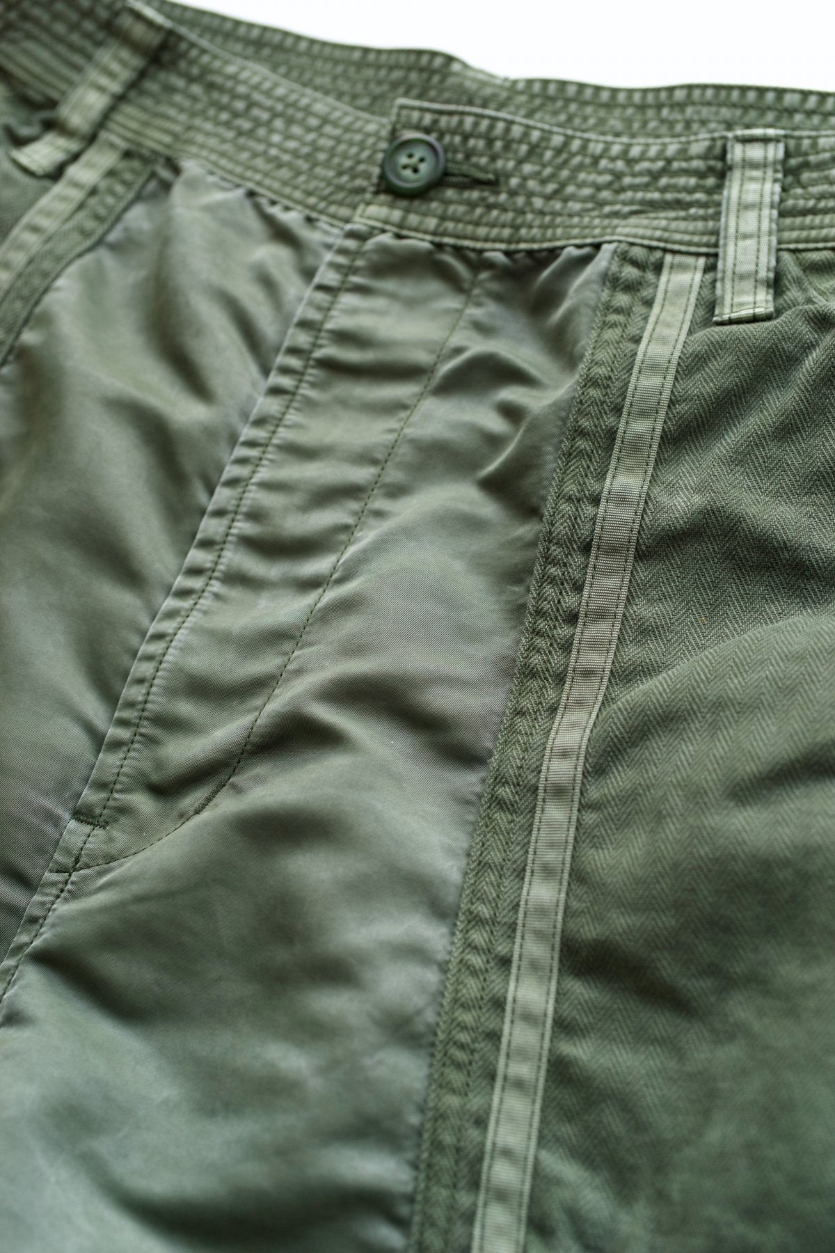 Porter Classic - SUPER NYLON MASH BAKER PANTS - OLIVE