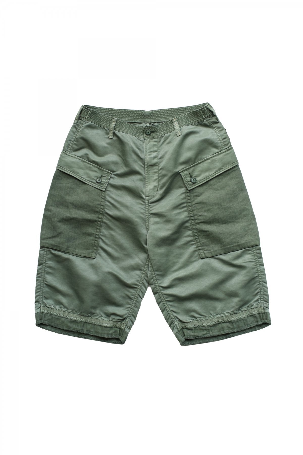 Porter Classic - SUPER NYLON MASH SHORTS - OLIVE