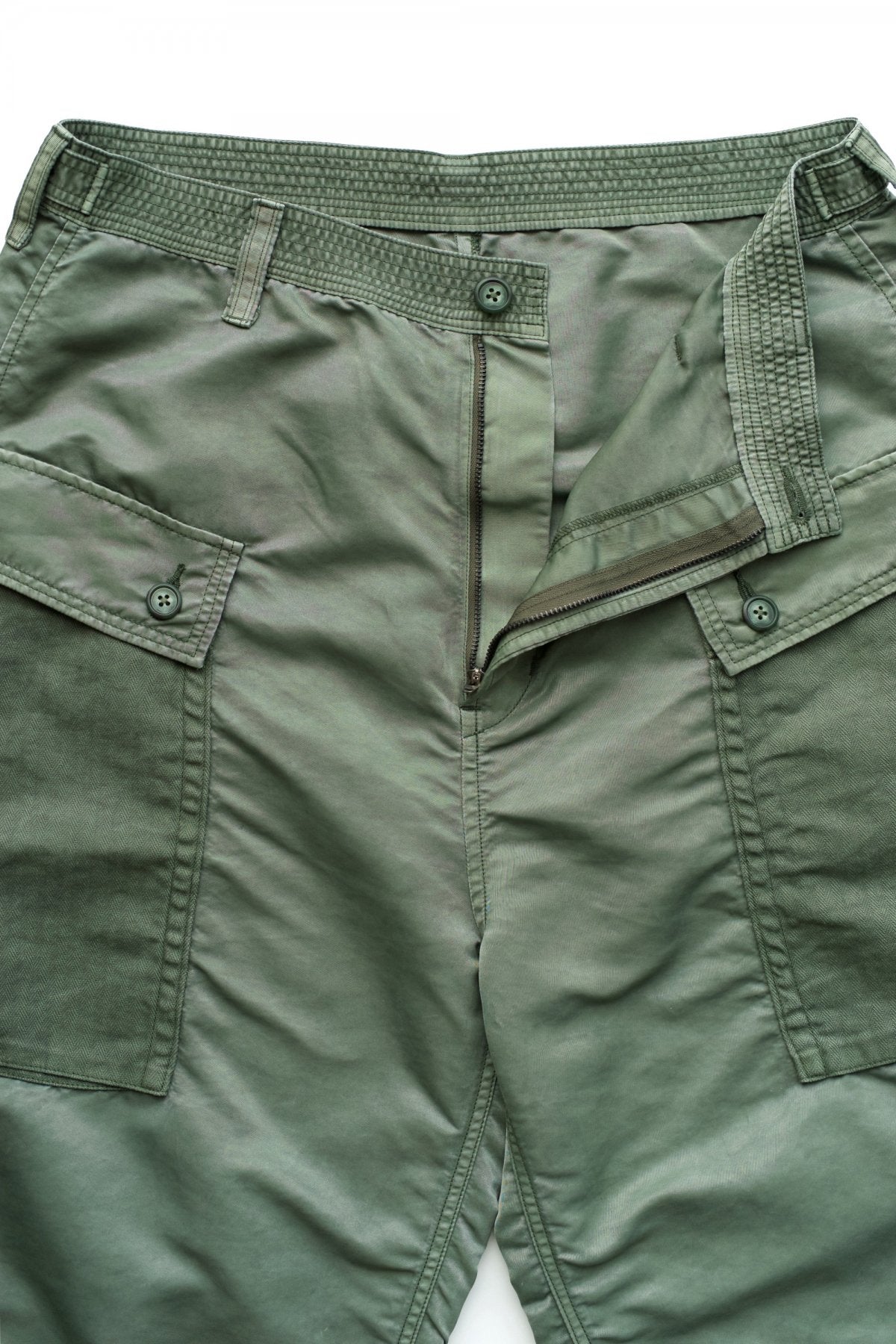 Porter Classic - SUPER NYLON MASH SHORTS - OLIVE