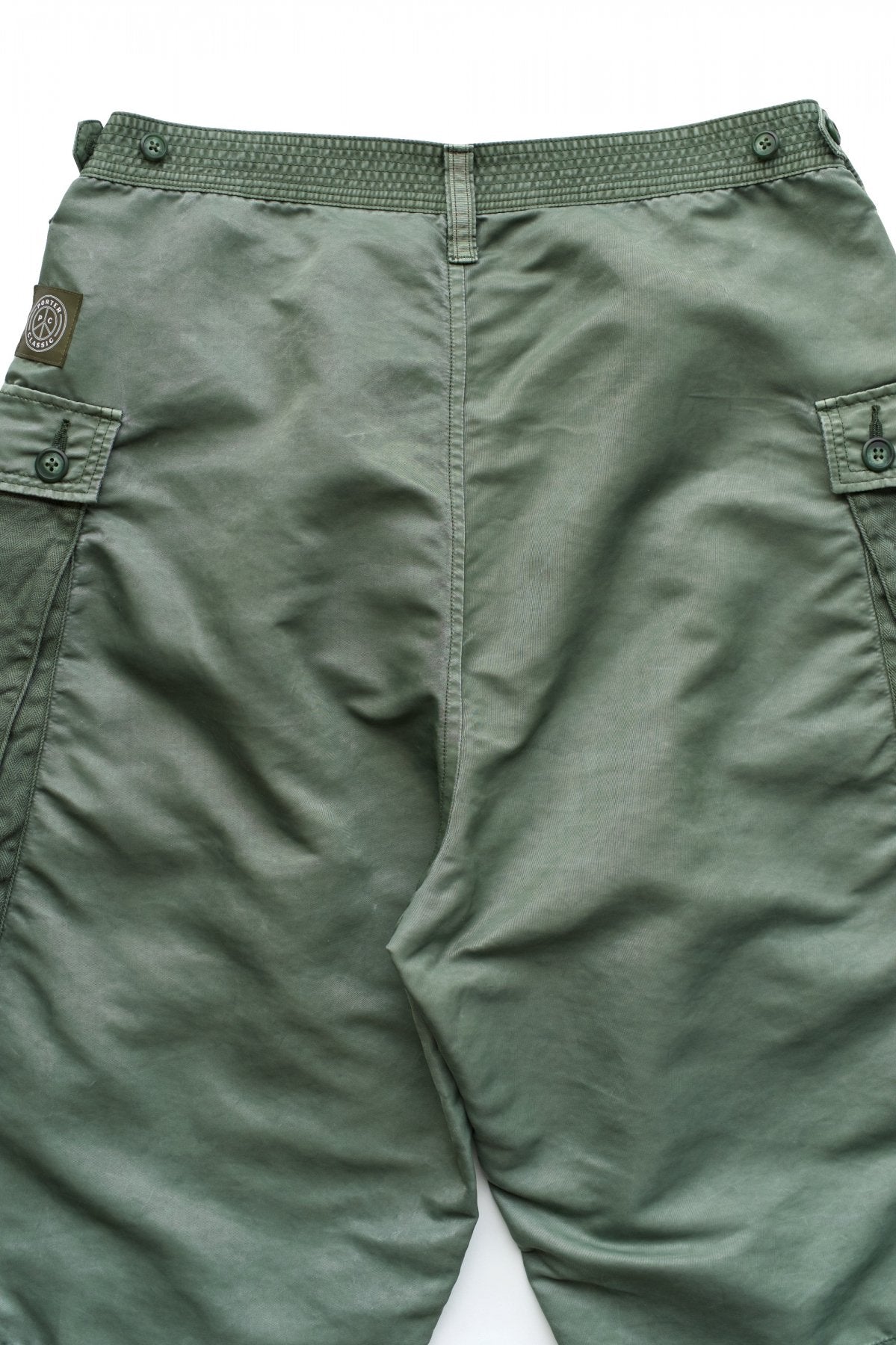 Porter Classic - SUPER NYLON MASH SHORTS - OLIVE