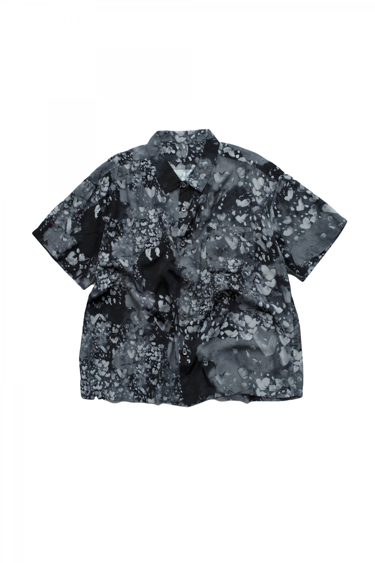 Porter Classic - HEART ALOHA SHIRT - BLACK