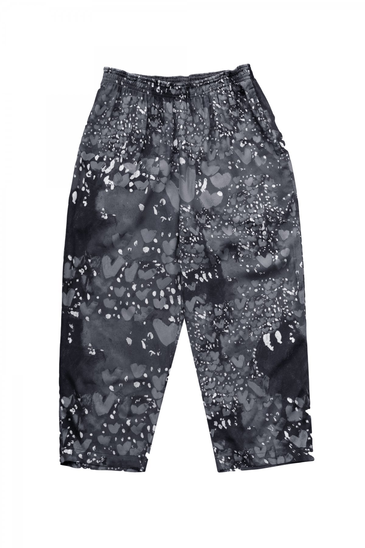 Porter Classic - HEART ALOHA PANTS - BLACK