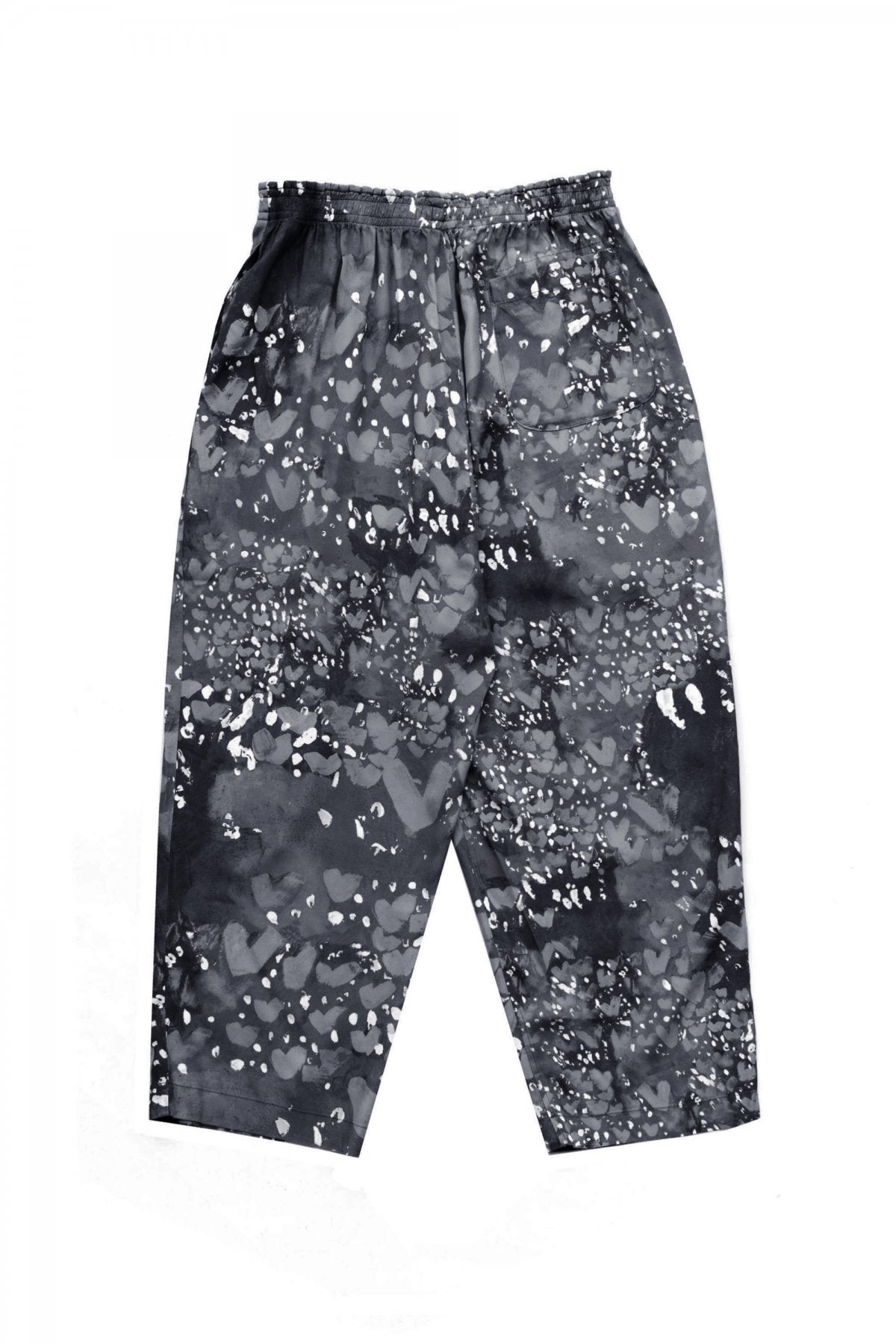 Porter Classic - HEART ALOHA PANTS - BLACK