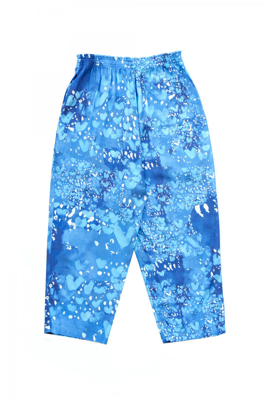 Porter Classic - HEART ALOHA PANTS - BLUE