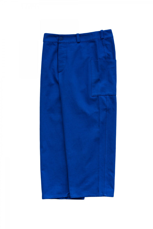 toogood - THE CONDUCTOR TROUSER - WORK DRILL - COBALT