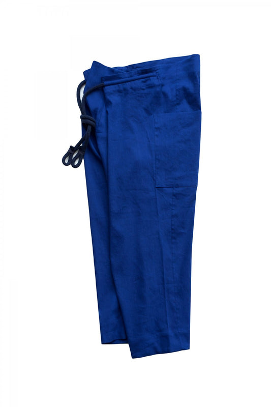 toogood - THE STONEMASON TROUSER - STRETCH LINEN - COBALT