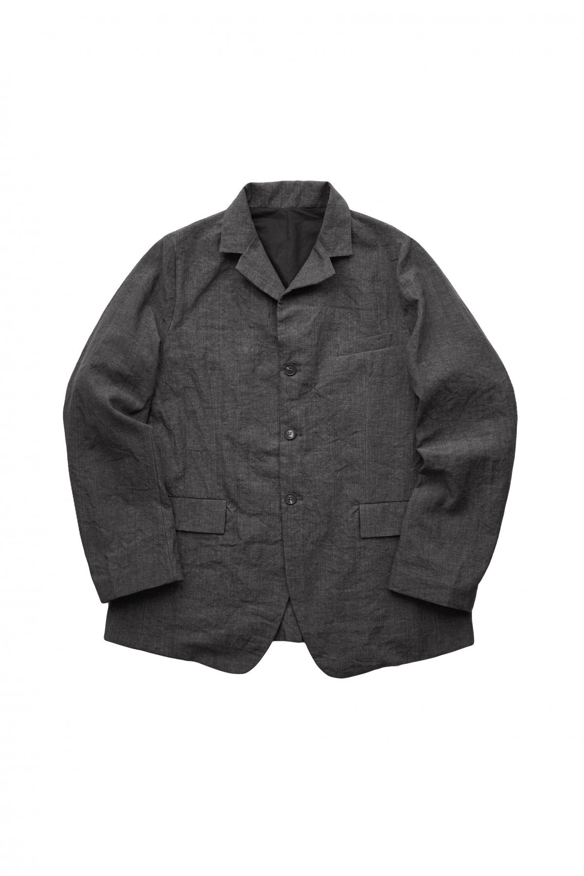 Bergfabel - LONG FARMAR JACKET - NAVY GRAY