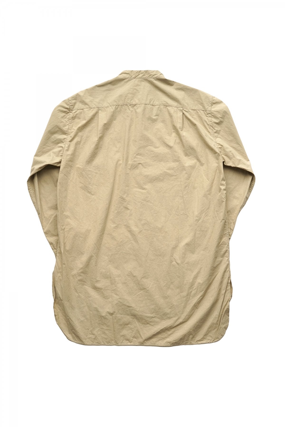 Bergfabel - LONG FARMER SHIRT - STAND COLLAR - CREAM