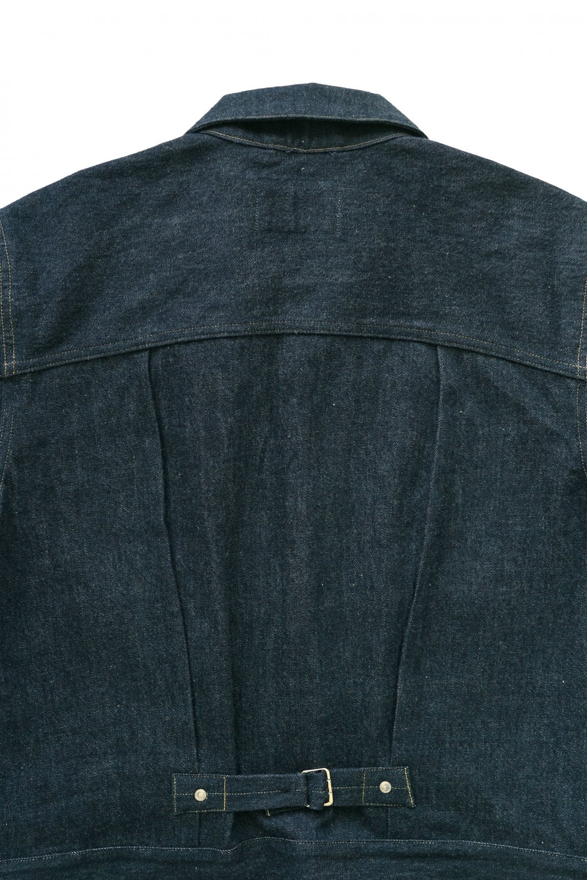 OLD JOE - OPEN COLLAR RANCH JACKET - INDIGO DENIM