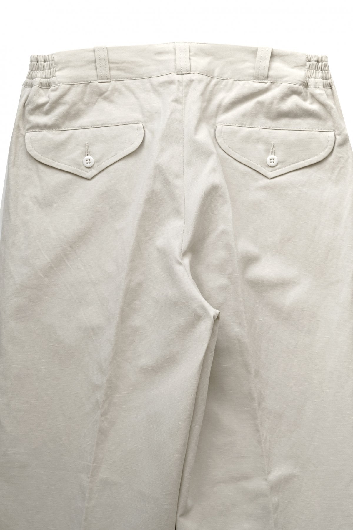 OLD JOE - FRONT TUCK ARMY TROUSER - NATURAL