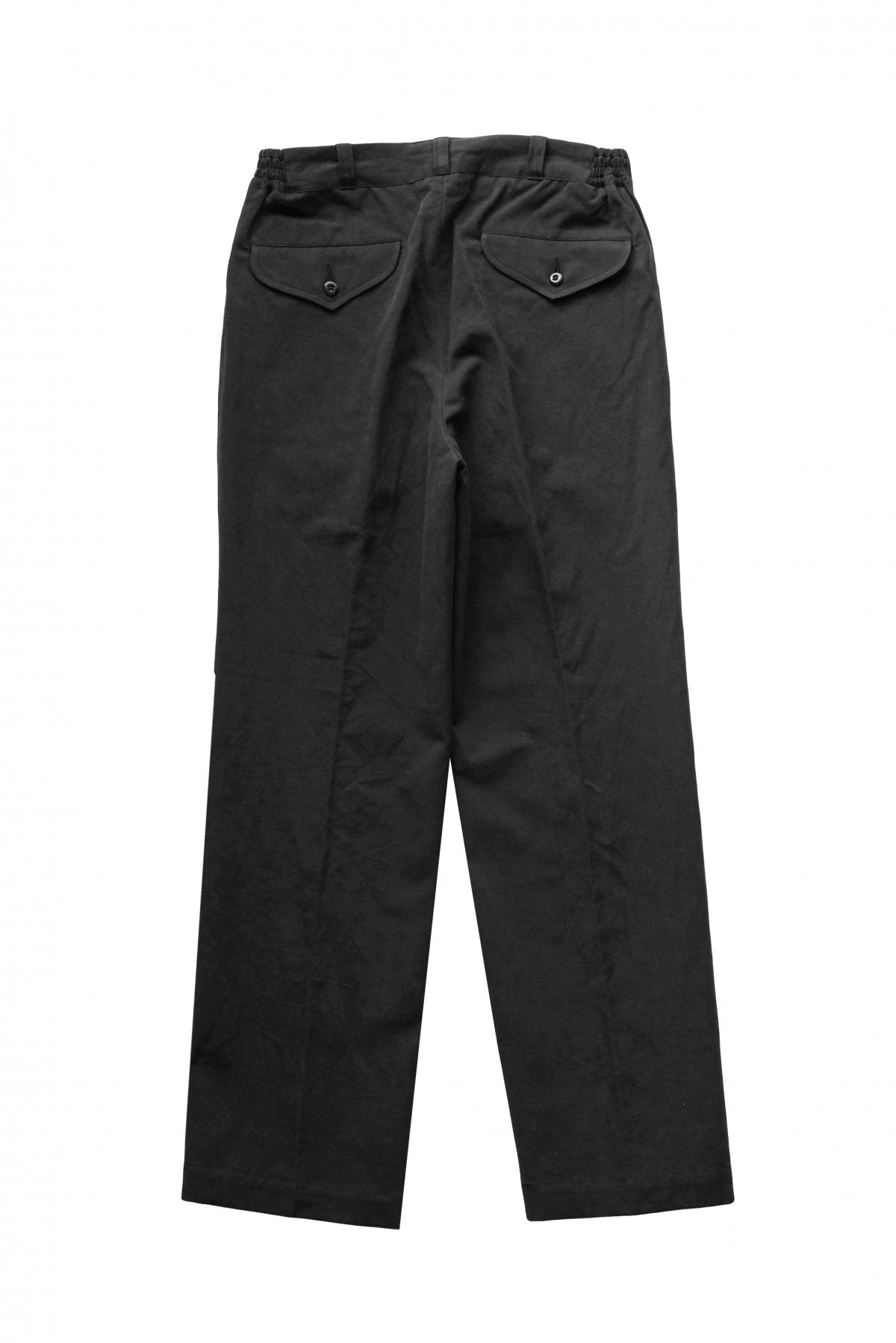 OLD JOE -FRONT TUCK ARMY TROUSER - GRAPHITE