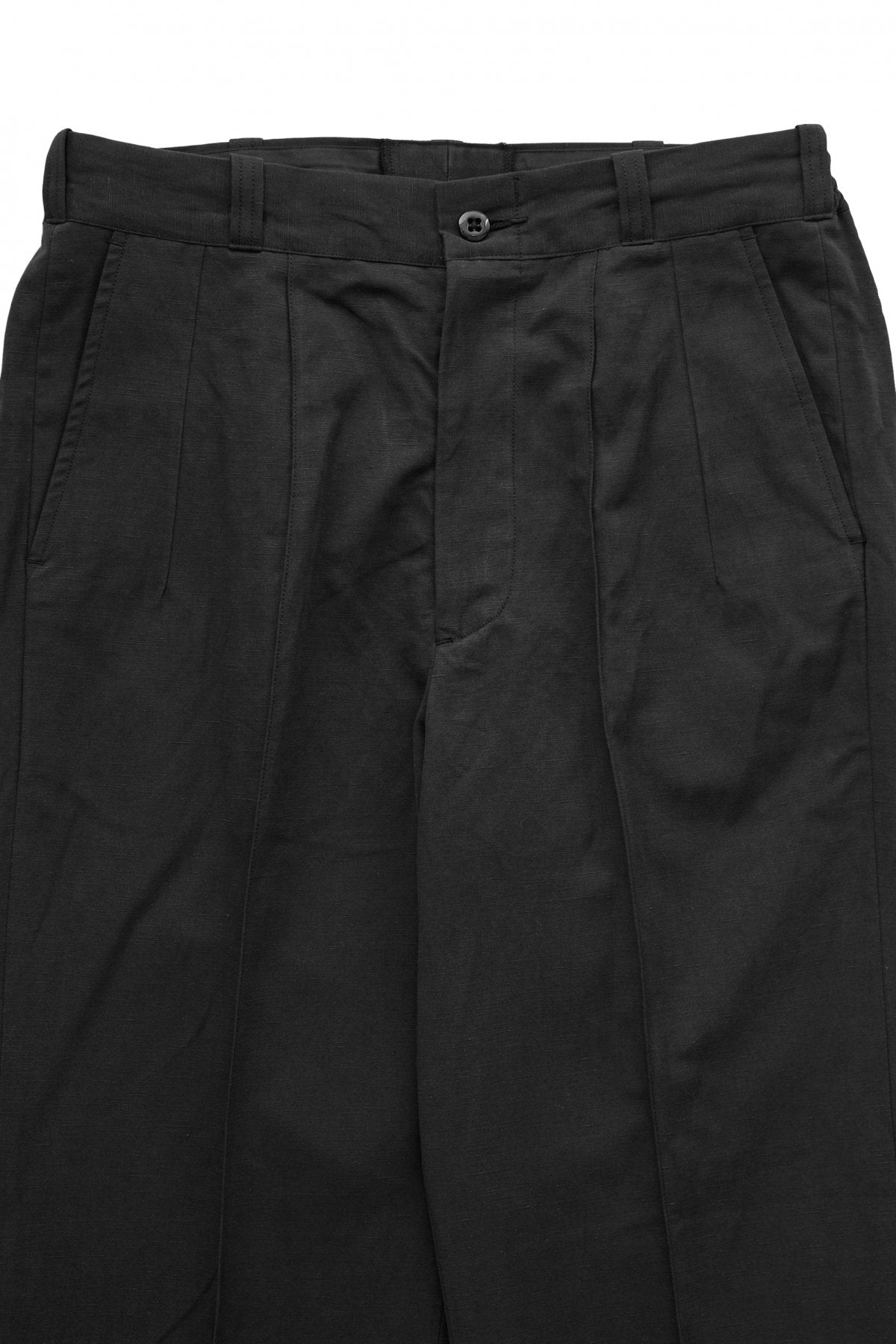 OLD JOE -FRONT TUCK ARMY TROUSER - GRAPHITE