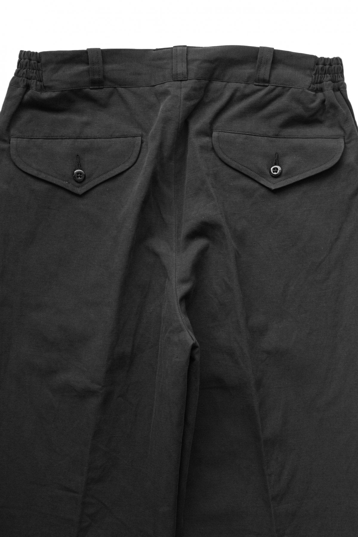 OLD JOE -FRONT TUCK ARMY TROUSER - GRAPHITE