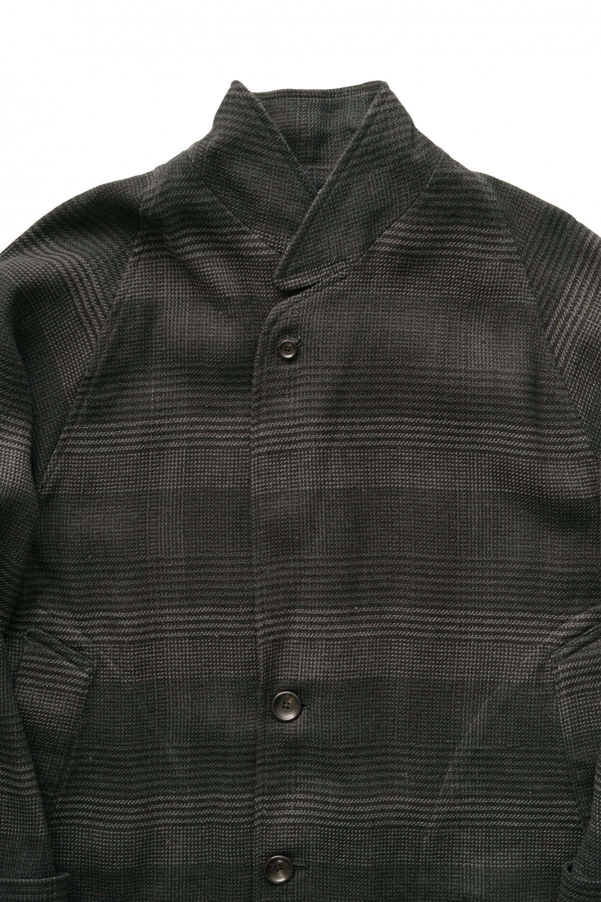 OLD JOE - NARROW RAPEL DUSTER COAT - GLEN PLAID