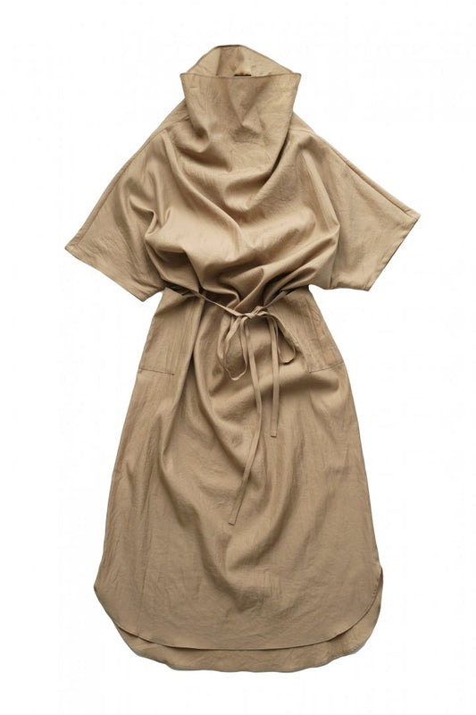 humoresque - OFF TURTLE DRESS - BEIGE